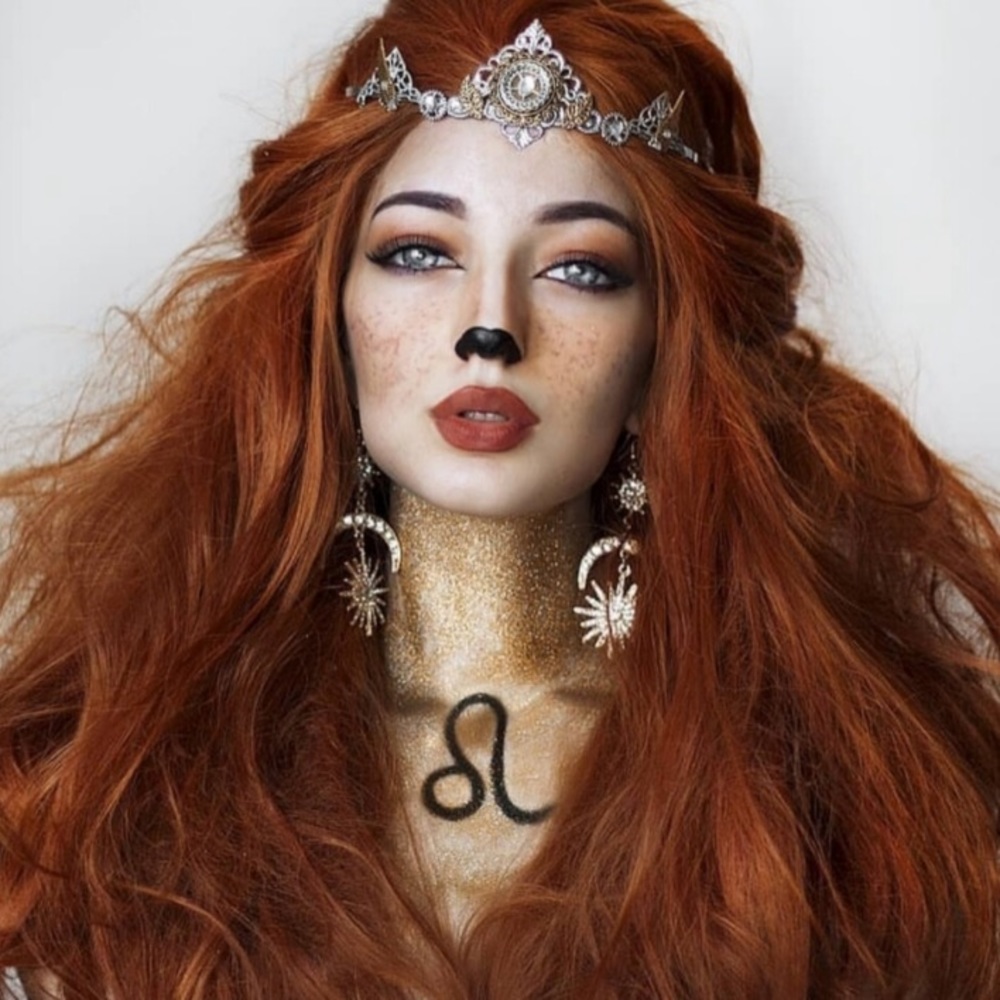 Li 22” Dark Auburn Body wavy Lace Front Wig *NEW*